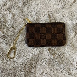 Canvas/Monogram Key Pouch